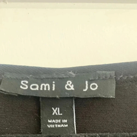 XL Sami & Jo Black Asymmetrical Dress with Ombré fringe. Excellent condition - Picture 4 of 8